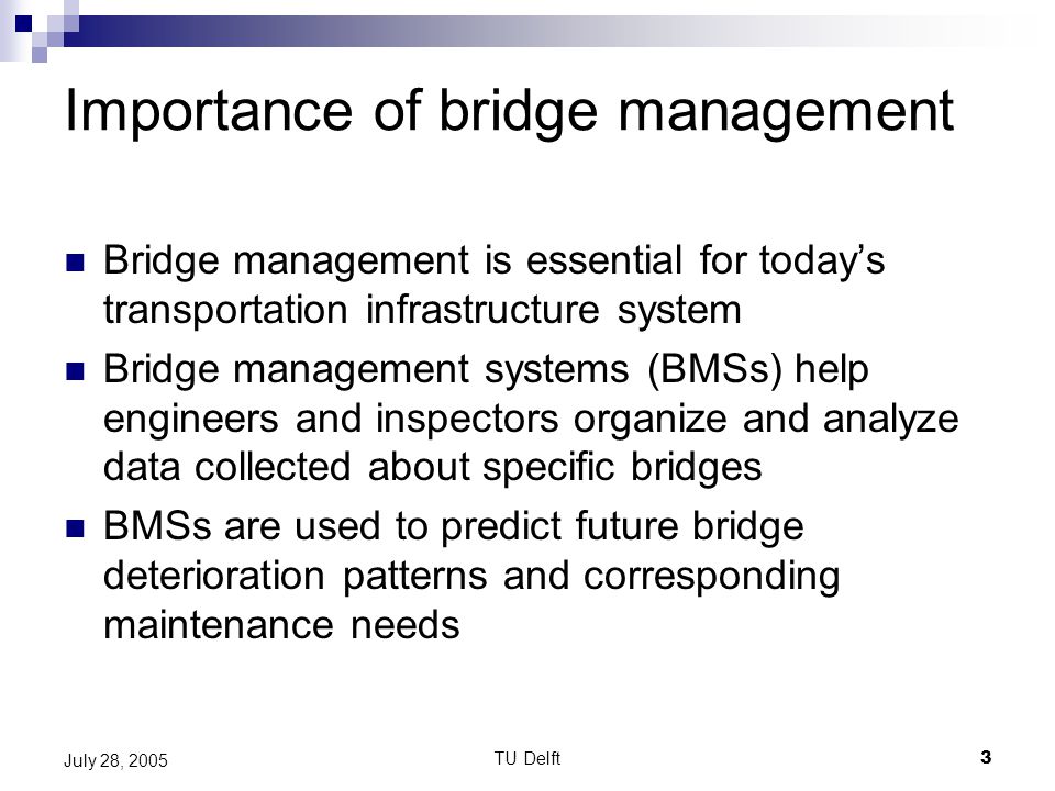 The Importance of Building Bridges